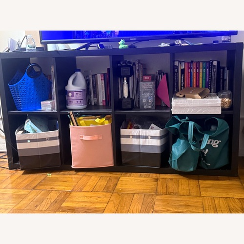 Used IKEA KALLAX Black Shelf for sale on AptDeco
