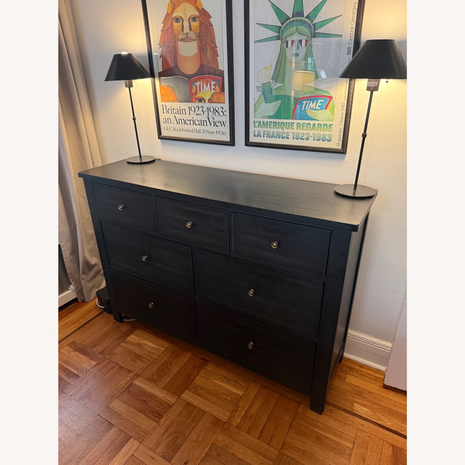 Wayfair Black Wood Dresser - image-5