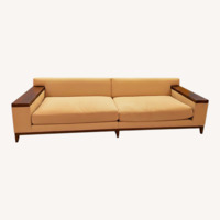 Holly Hunt Natural Suede 3+ Seater Sofa