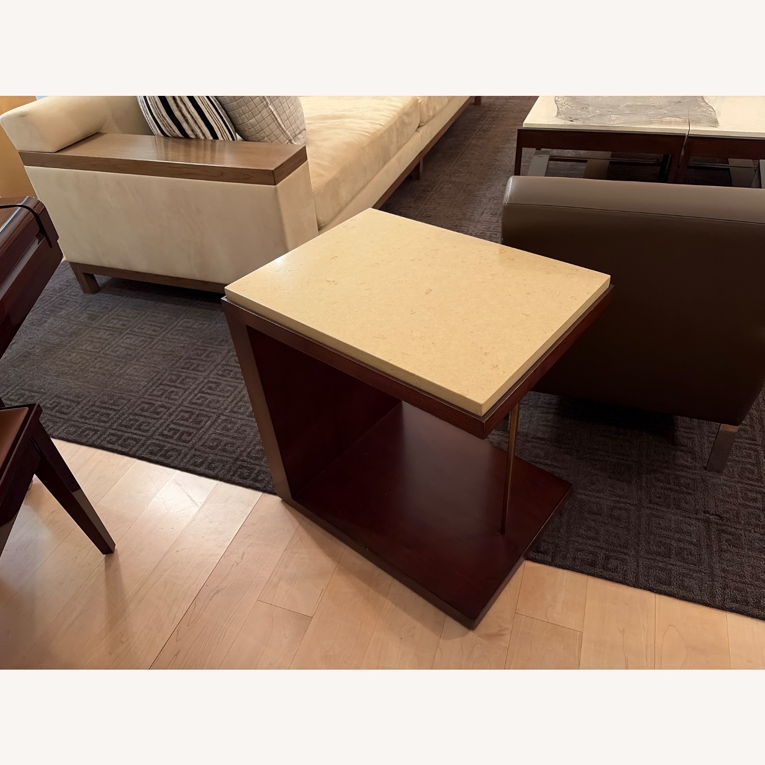 Dark Brown Side Tables - image-2