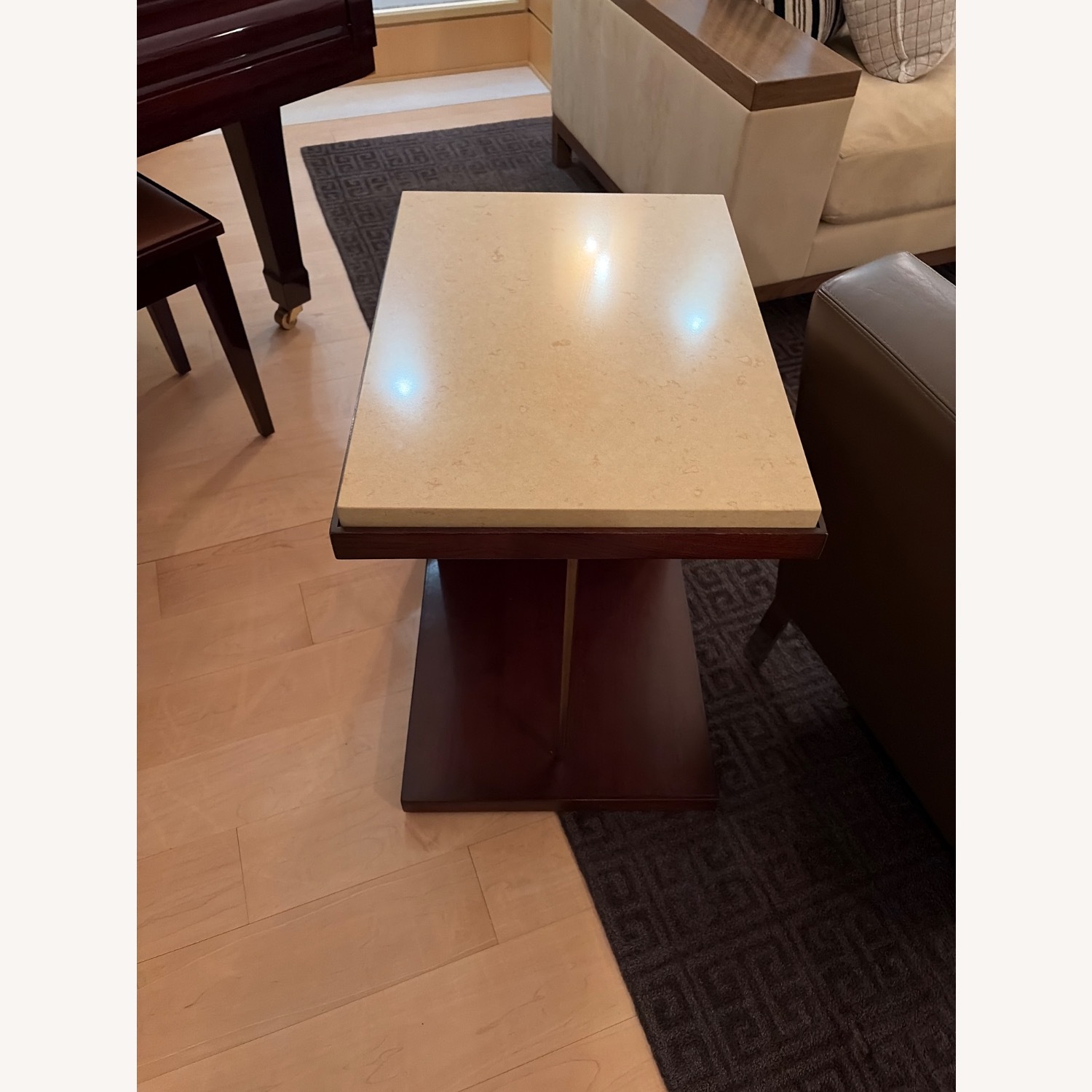Dark Brown Side Tables - image-1