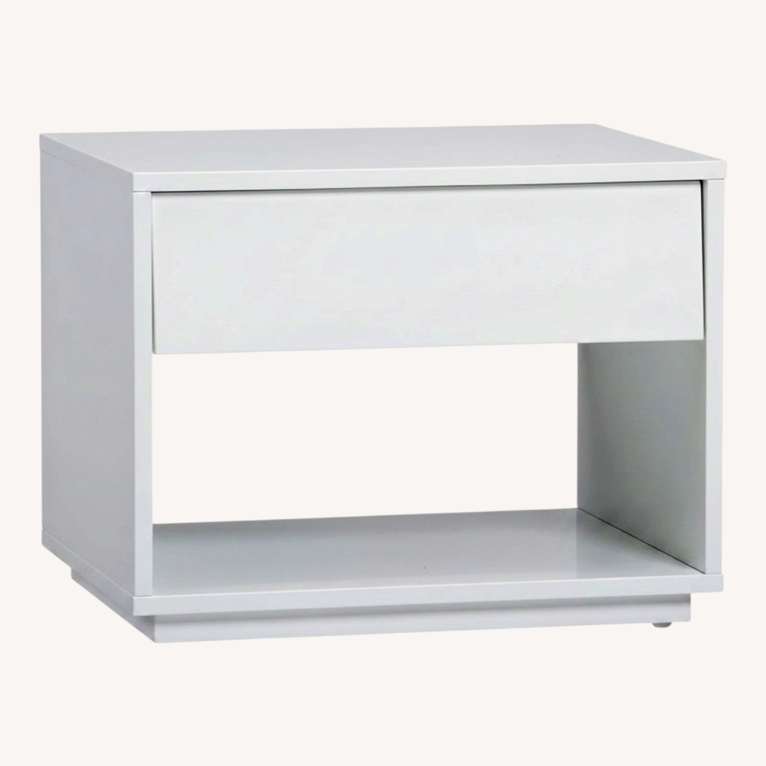 CB2 White Lacquer Nightstand - image-0