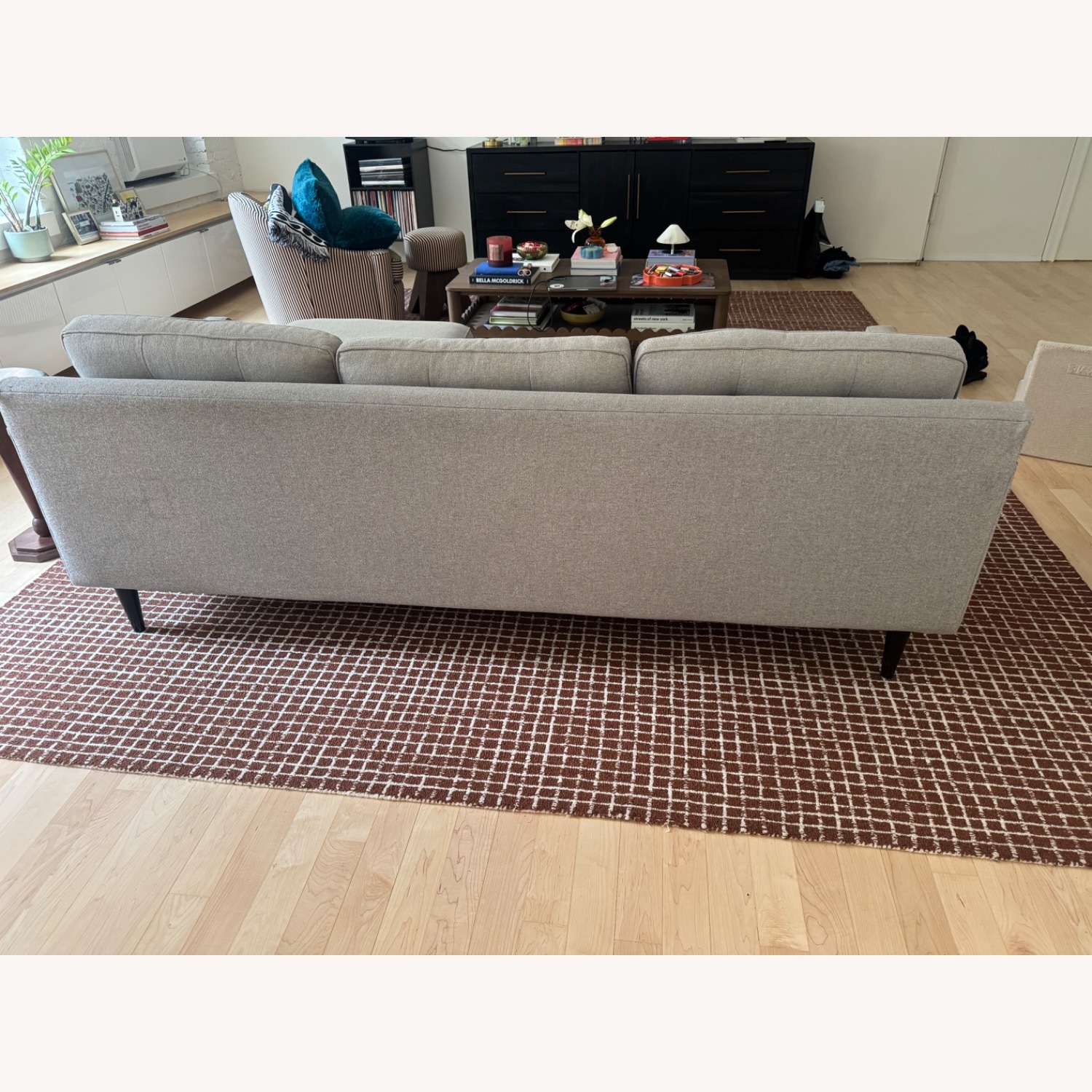 West Elm Light Gray Fabric 2 Piece Sectional - image-5
