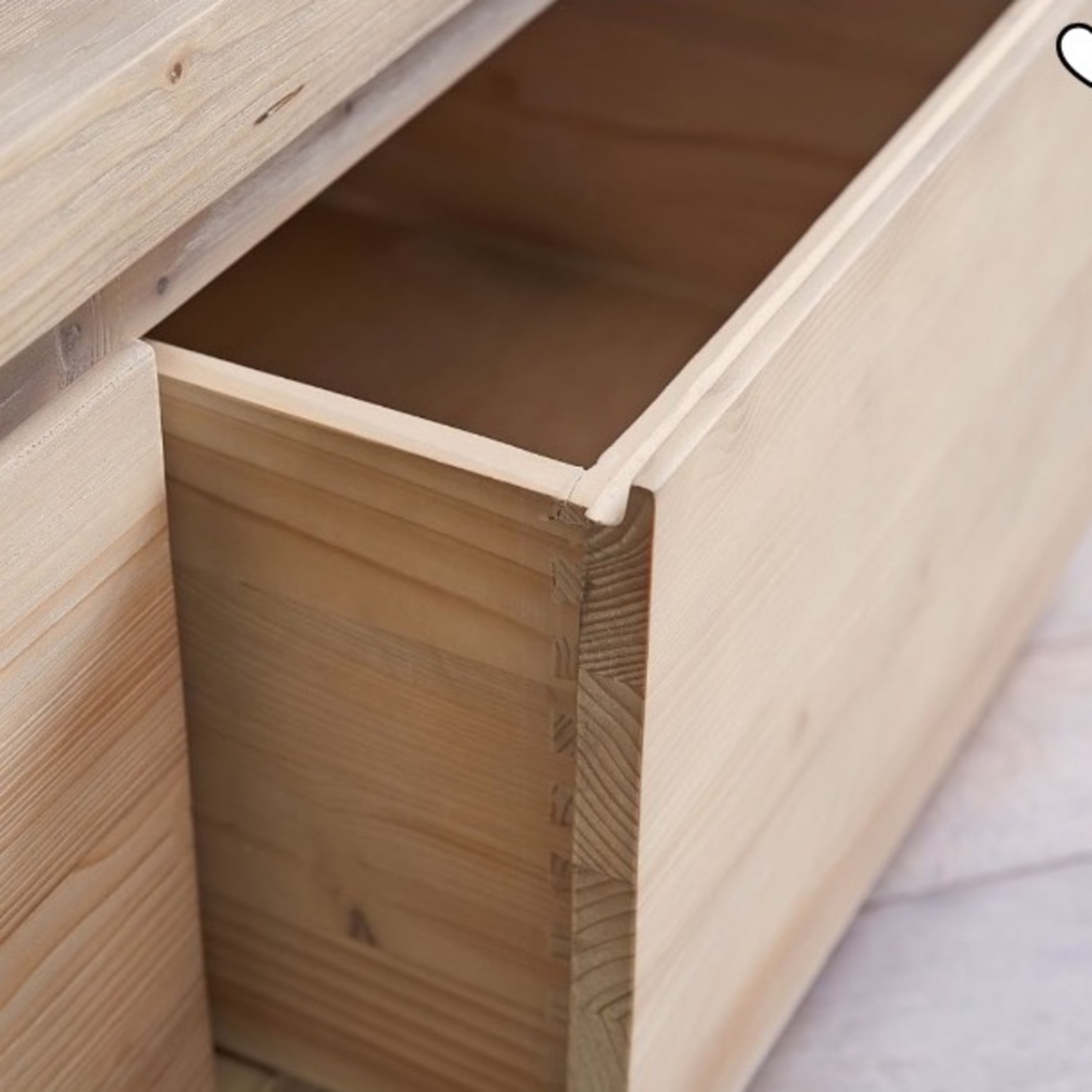 Pottery Barn Natural Wood Storage Queen Bed - image-4
