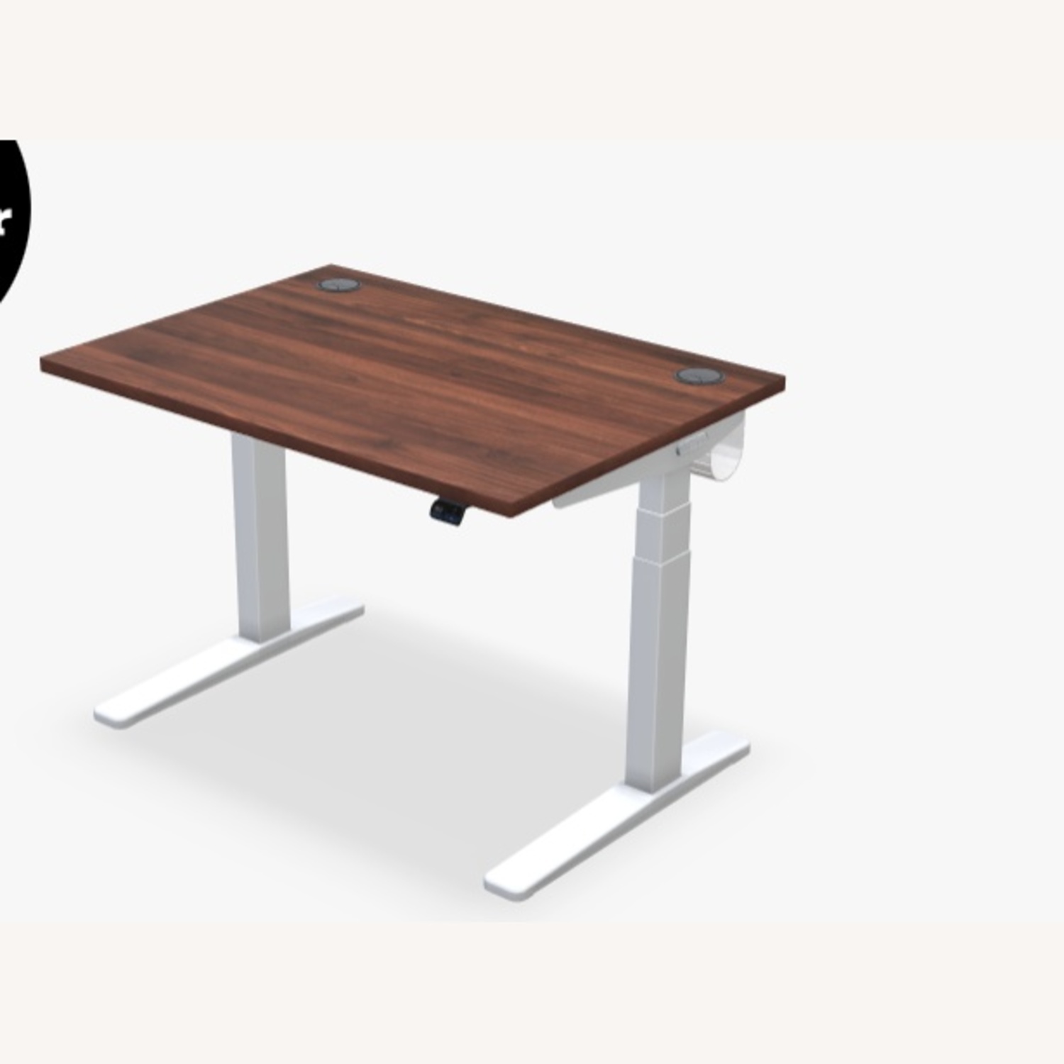 Uplift Standing Desk White Wood Veneer Desk - image-7