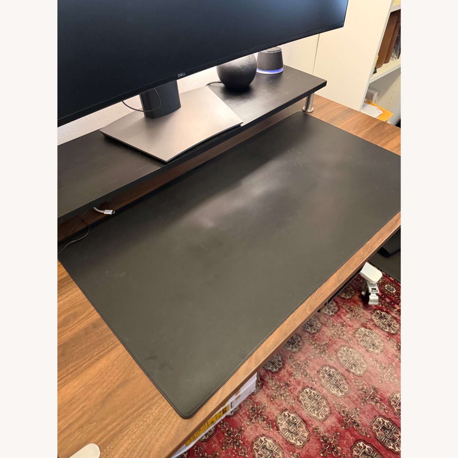 Uplift Standing Desk White Wood Veneer Desk - image-6