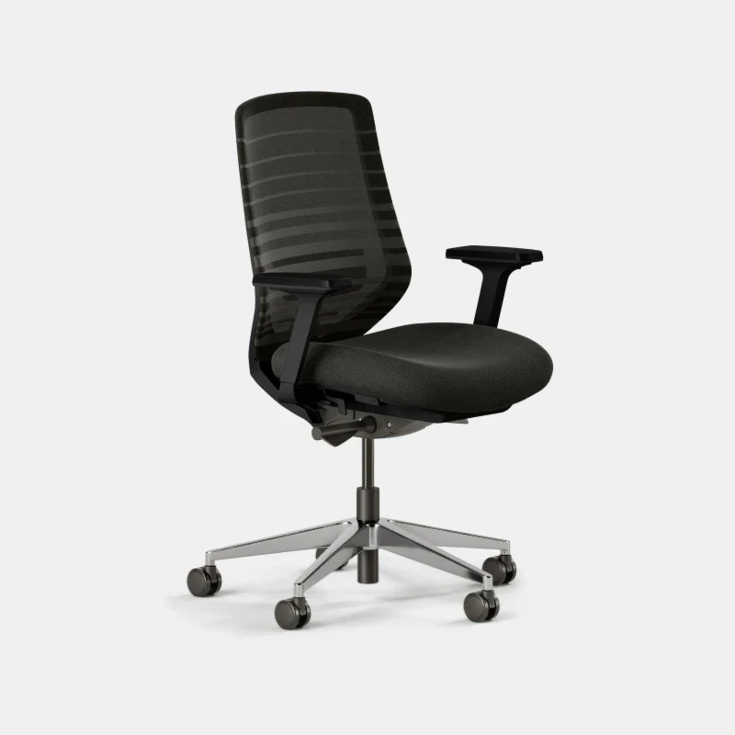 Branch Ergonomic Chair Black Fabric Office Chair - image-4