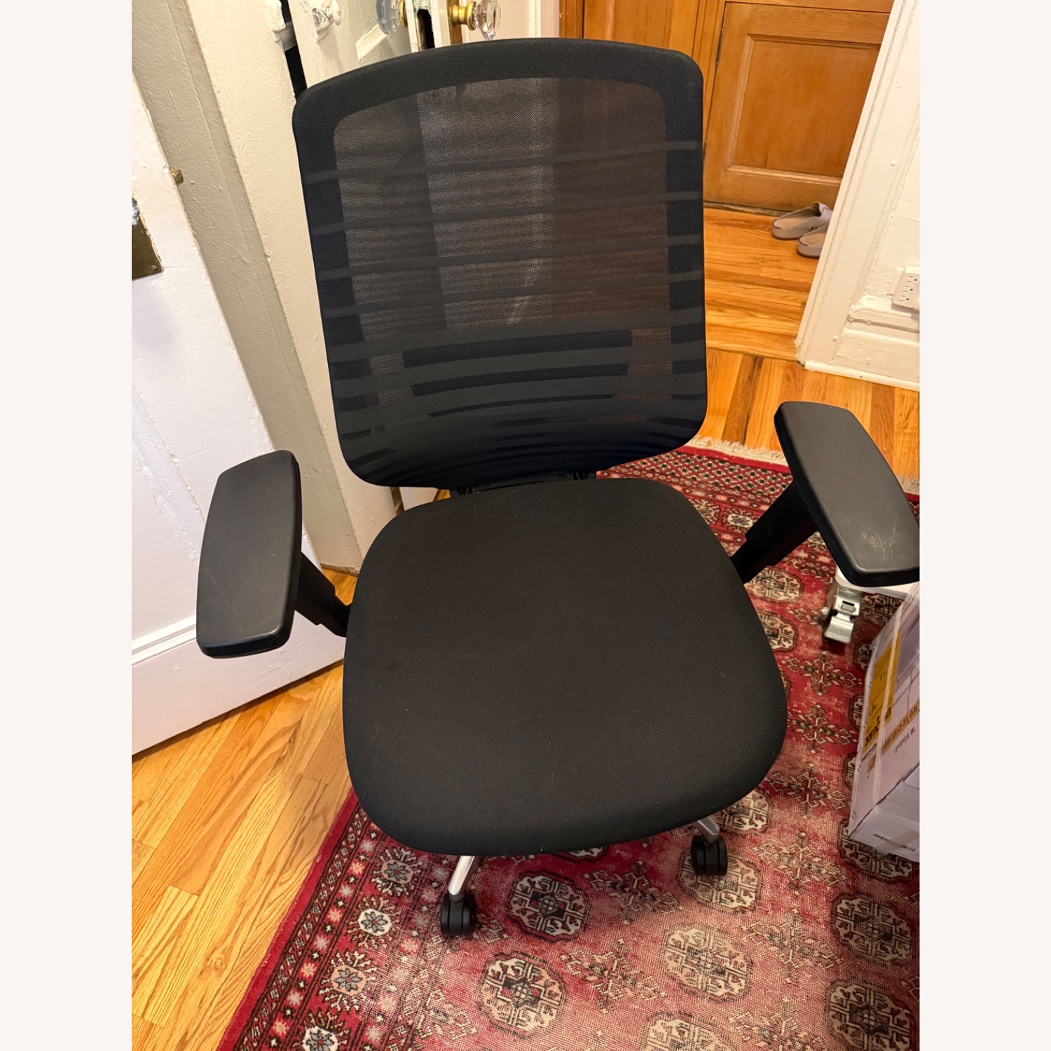 Branch Ergonomic Chair Black Fabric Office Chair - image-1