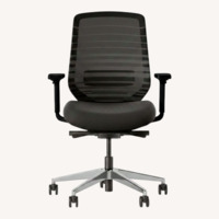 Branch Ergonomic Chair Black Fabric Office Chair