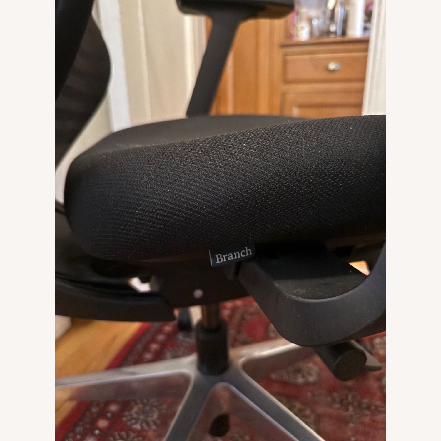 Branch Ergonomic Chair Black Fabric Office Chair - image-3