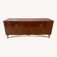 Dark Brown Wood Sideboard