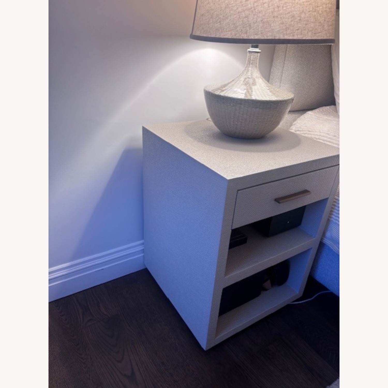 Interlude Home Livia Natural Linen Nightstands - image-2