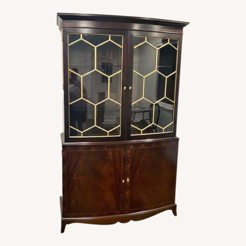 Used Councill Craftsman Dark Brown Wood Wall Unit for sale on AptDeco