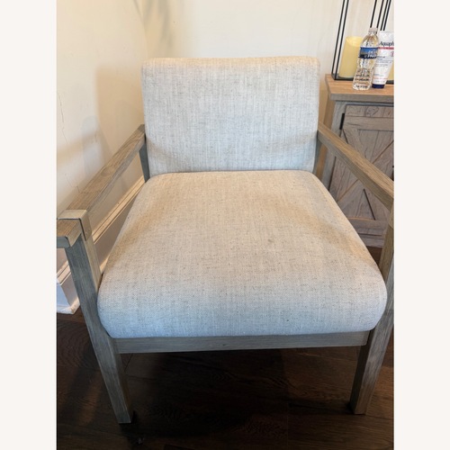 Used Ashley Furniture Daylenville Natural Wood Accent Chair for sale on AptDeco