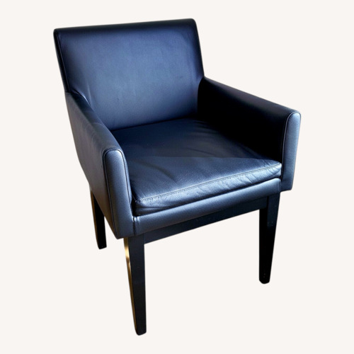 Used Black Leather Office Chair for sale on AptDeco