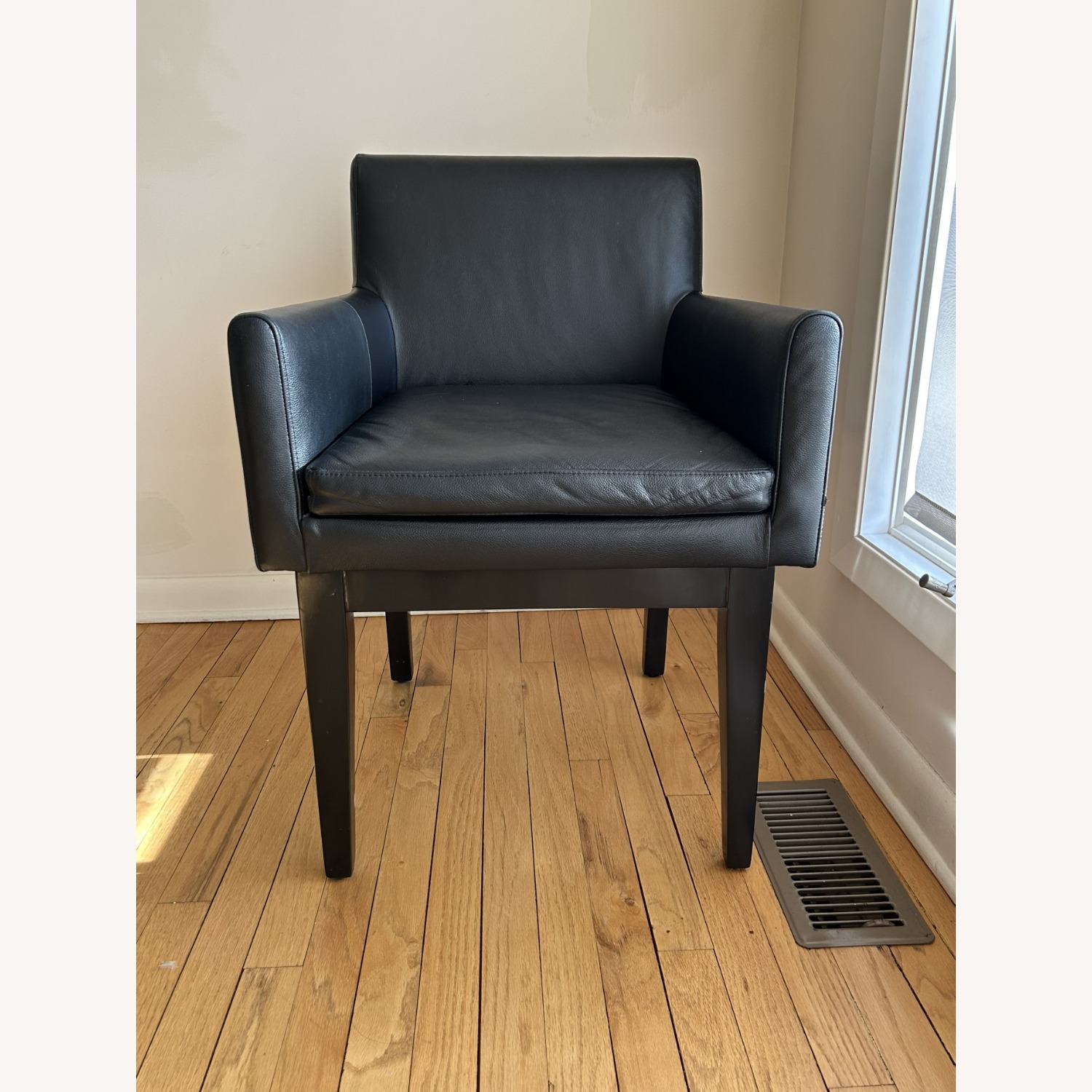 Black Leather Office Chair - image-4
