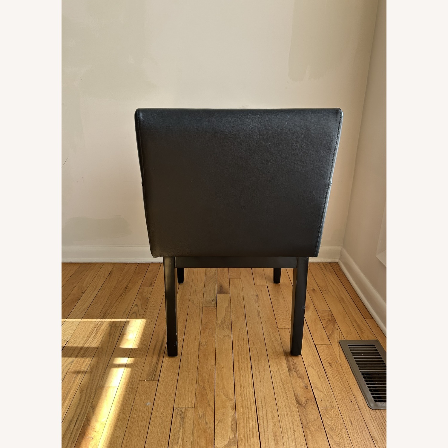 Black Leather Office Chair - image-3