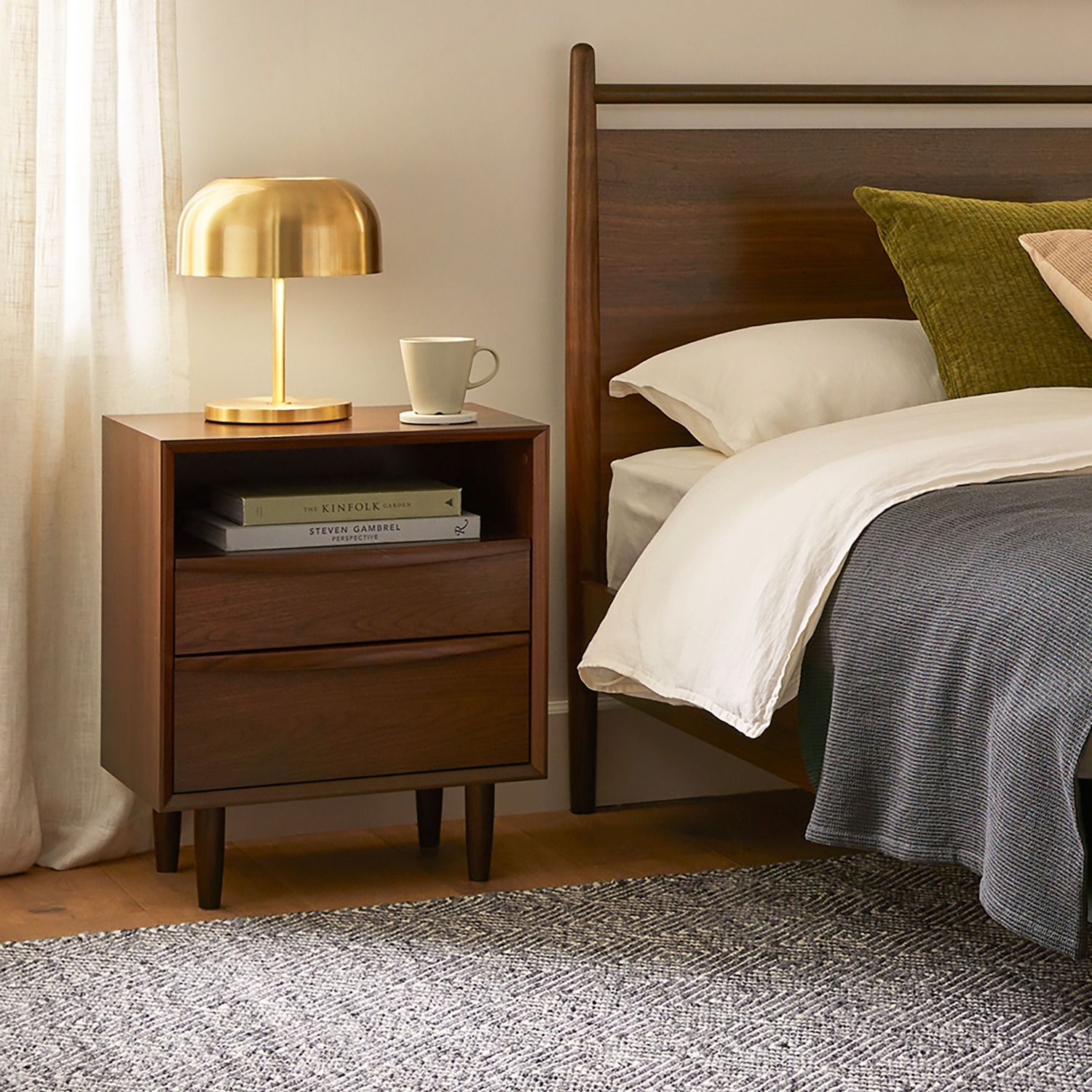 Article Nightstands in Black Ash Pair of 2 - image-3