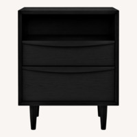 Article Nightstands in Black Ash Pair of 2