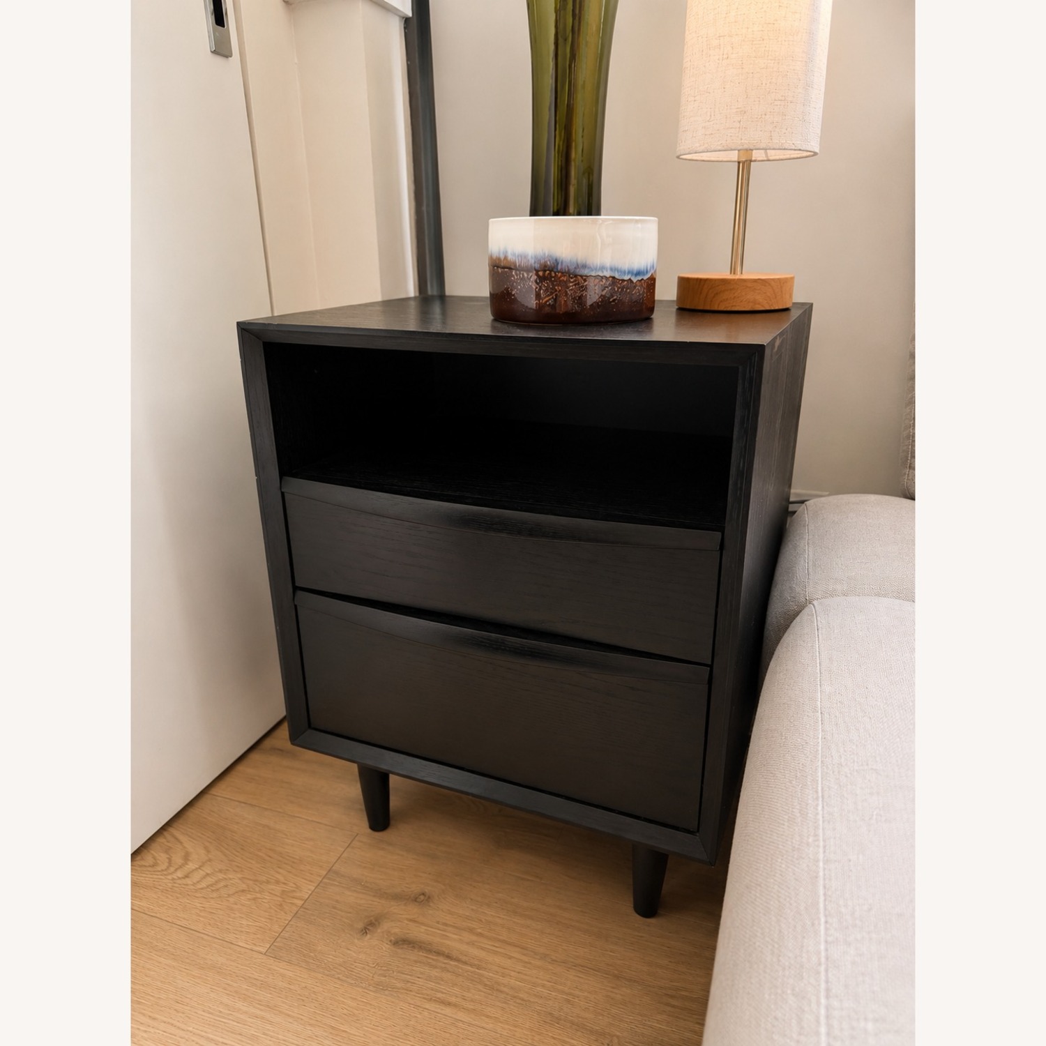Article Nightstands in Black Ash Pair of 2 - image-2