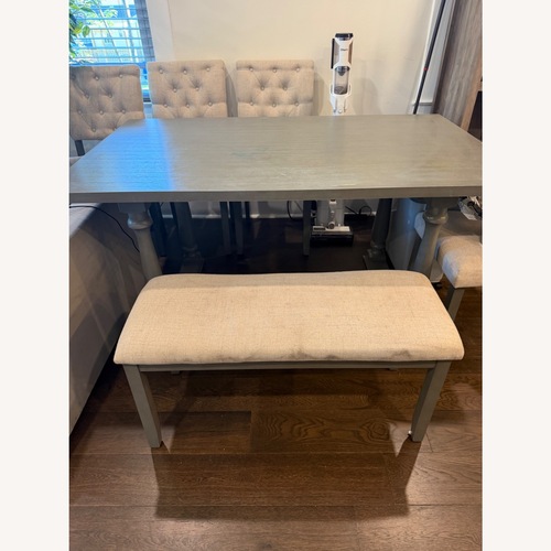 Used Wayfair Light Gray Wood Dining Sets for sale on AptDeco