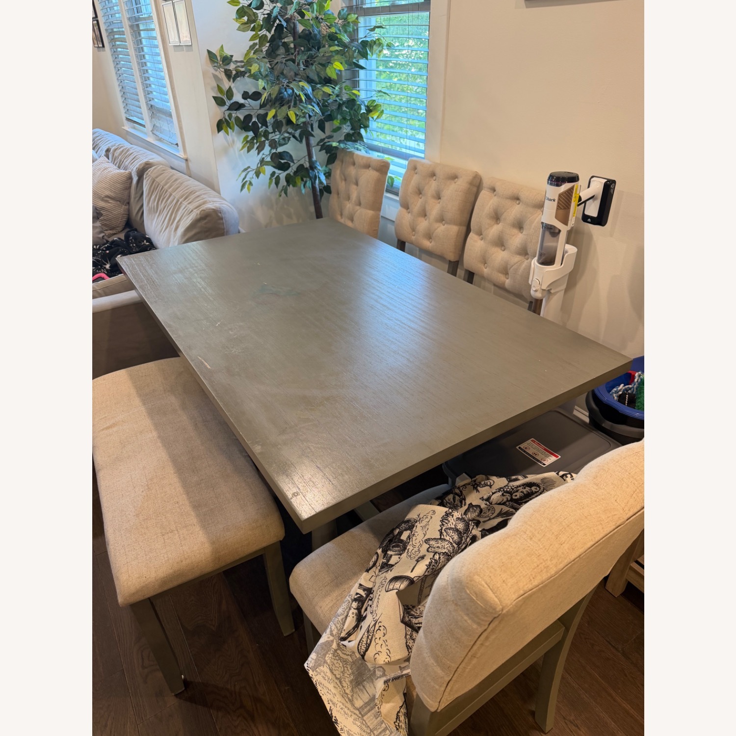 Wayfair Light Gray Wood Dining Sets - image-3