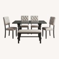 Wayfair Light Gray Wood Dining Sets