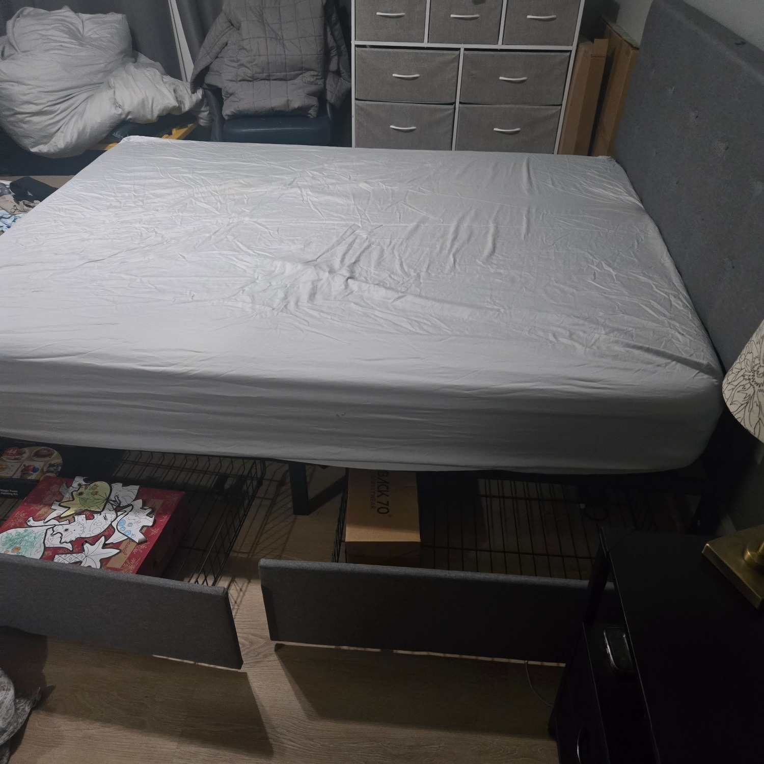 Modern Queen Bed - image-1