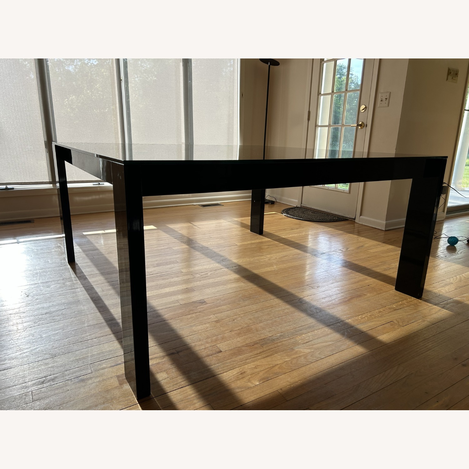 Black Glass Dining Table - image-4