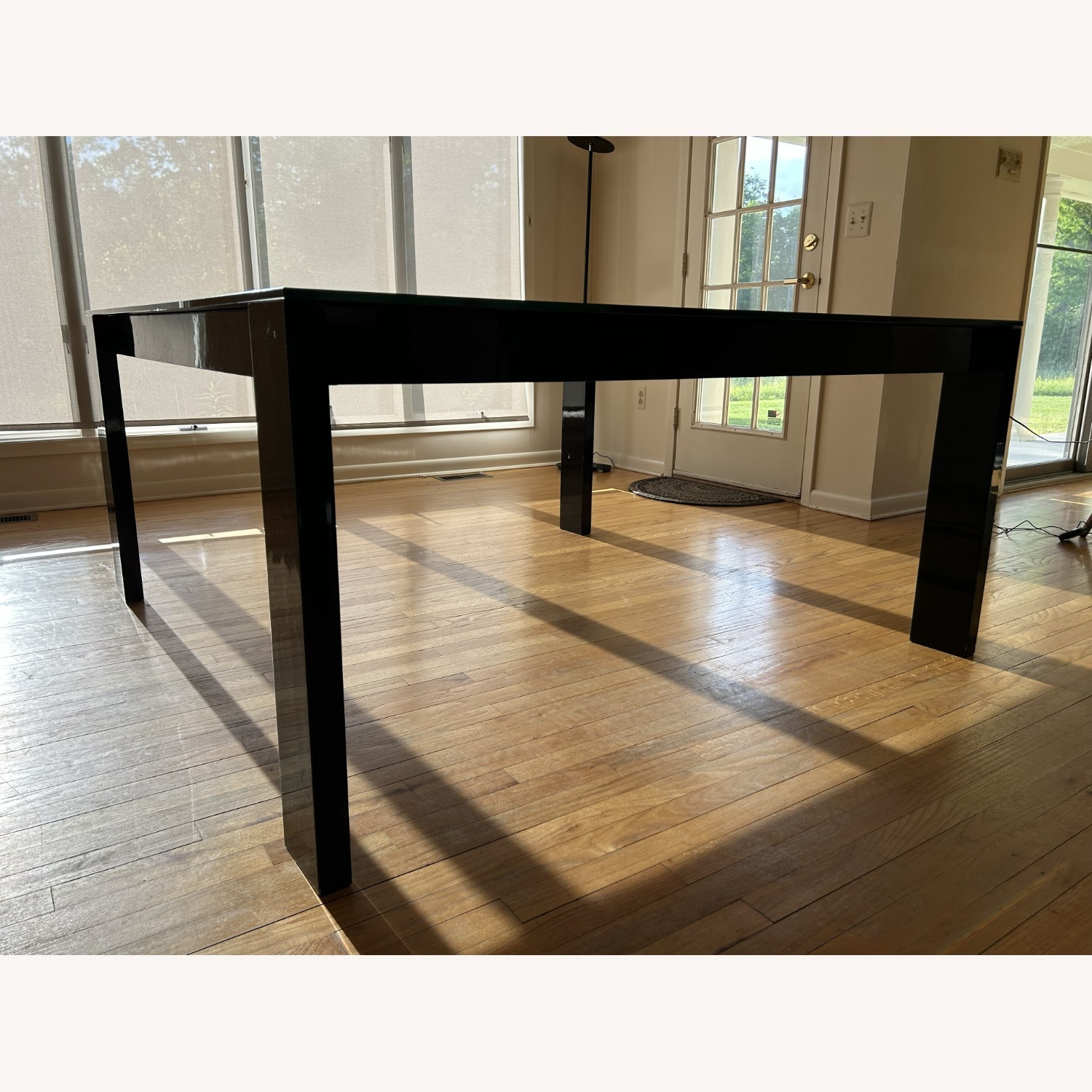 Black Glass Dining Table - image-3