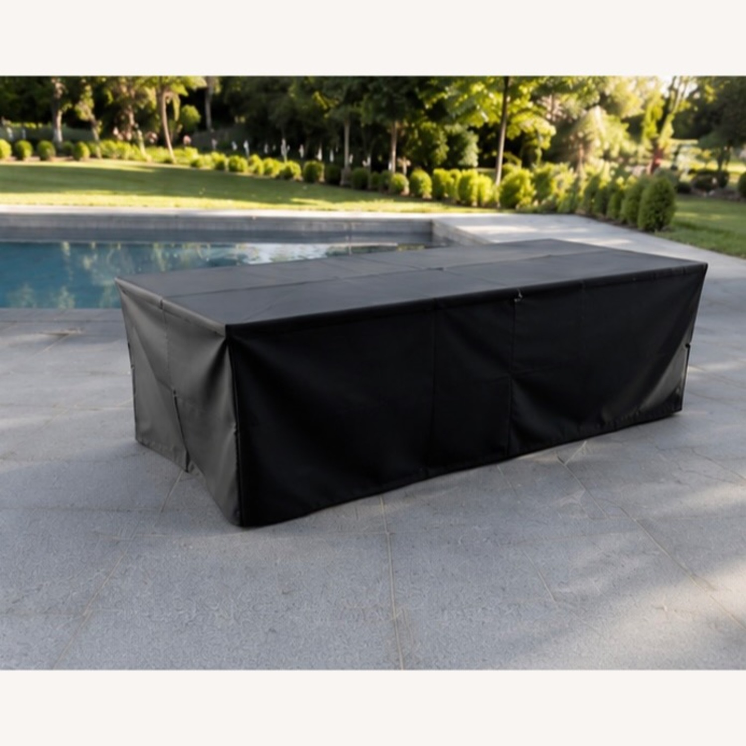 CB2 Stone Outdoor Dining Table - image-4