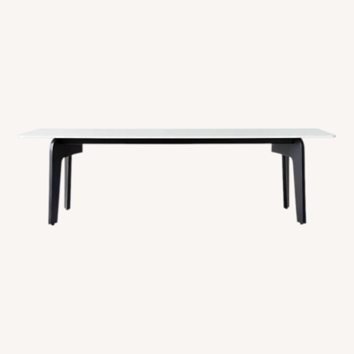Used CB2 Stone Outdoor Dining Table for sale on AptDeco