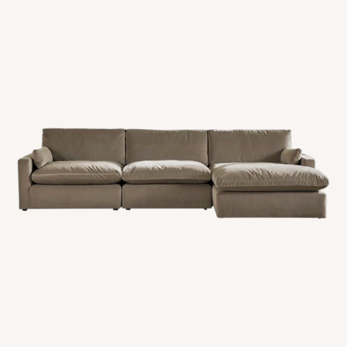 Used Ashley Furniture Sophie Light Gray 3+ Piece Sectional for sale on AptDeco