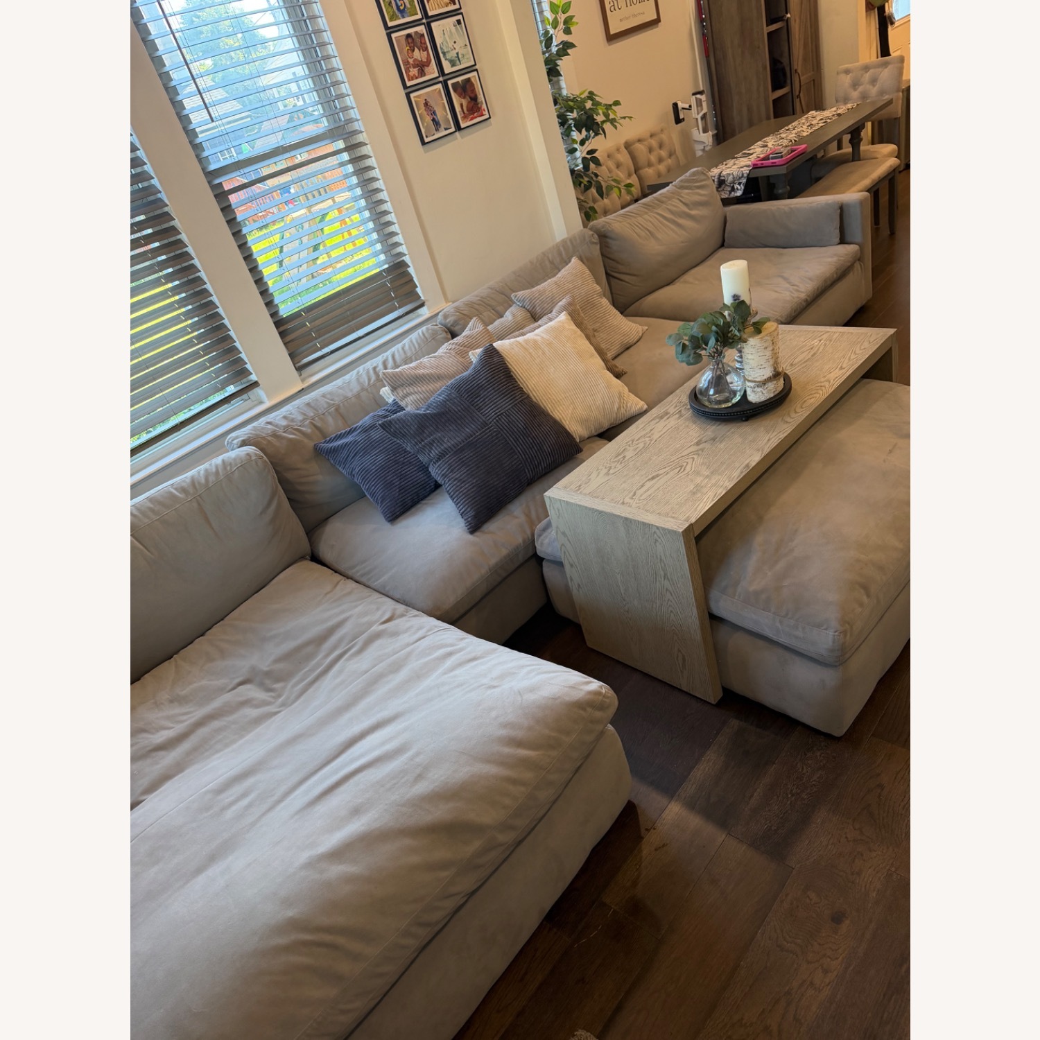 Ashley Furniture Sophie Light Gray 3+ Piece Sectional - image-4