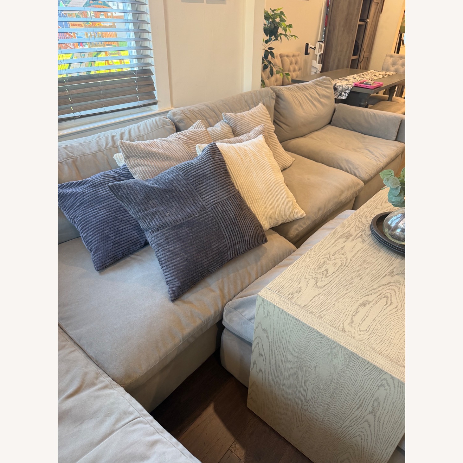 Ashley Furniture Sophie Light Gray 3+ Piece Sectional - image-3
