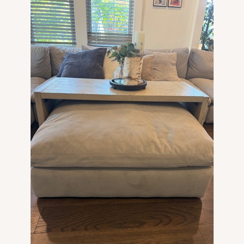 Used Ashley Furniture Sophie Light Gray 3+ Piece Sectional for sale on AptDeco