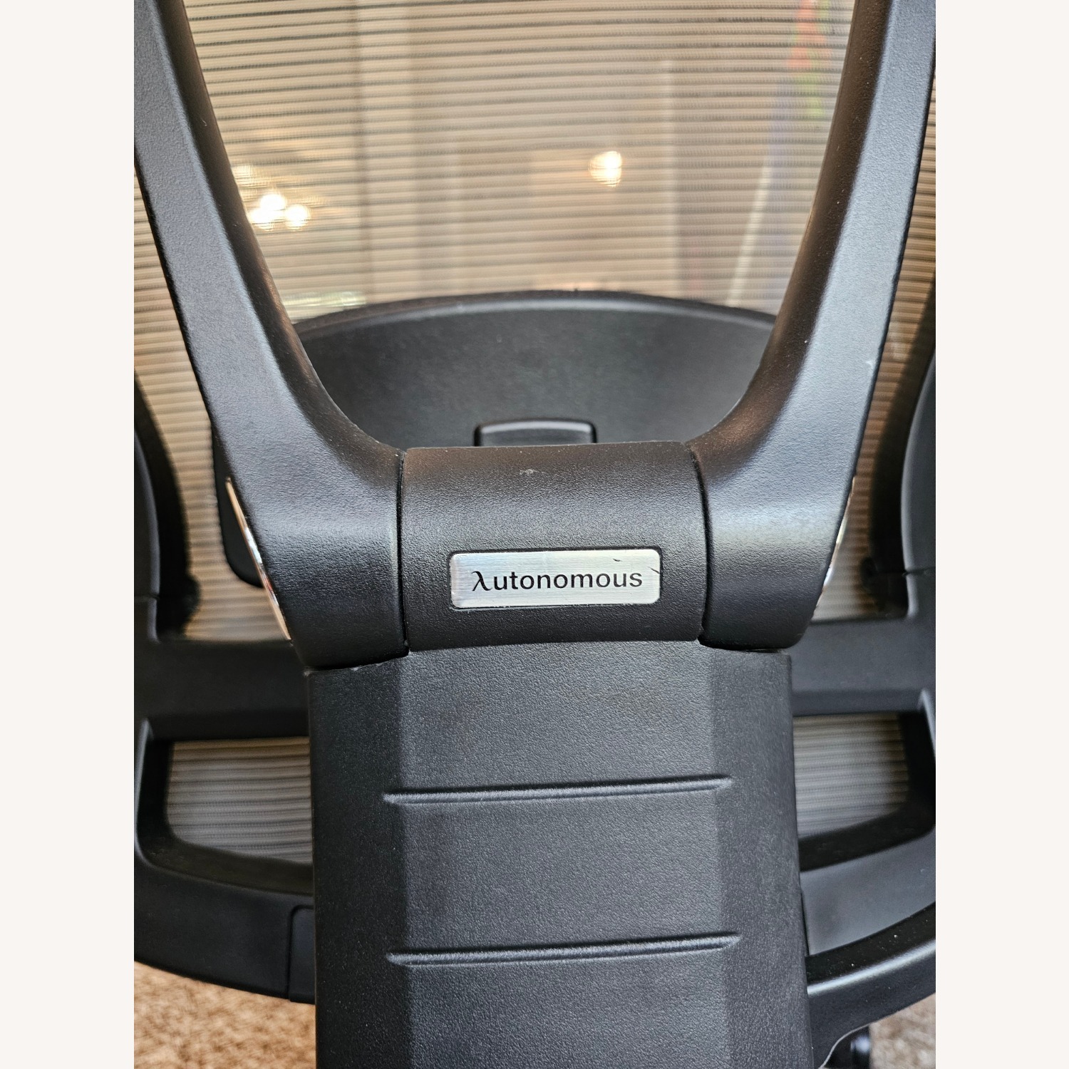 Autonomous Black Fabric Office Chair - image-3
