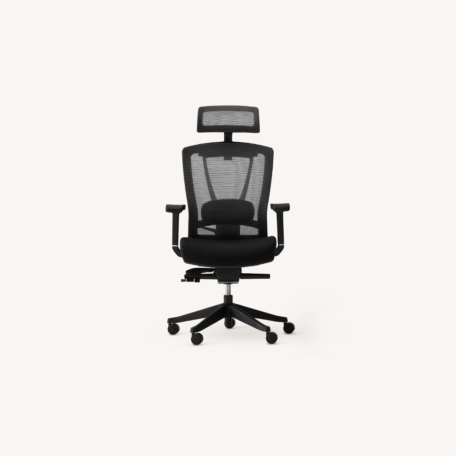 Autonomous Black Fabric Office Chair - image-6