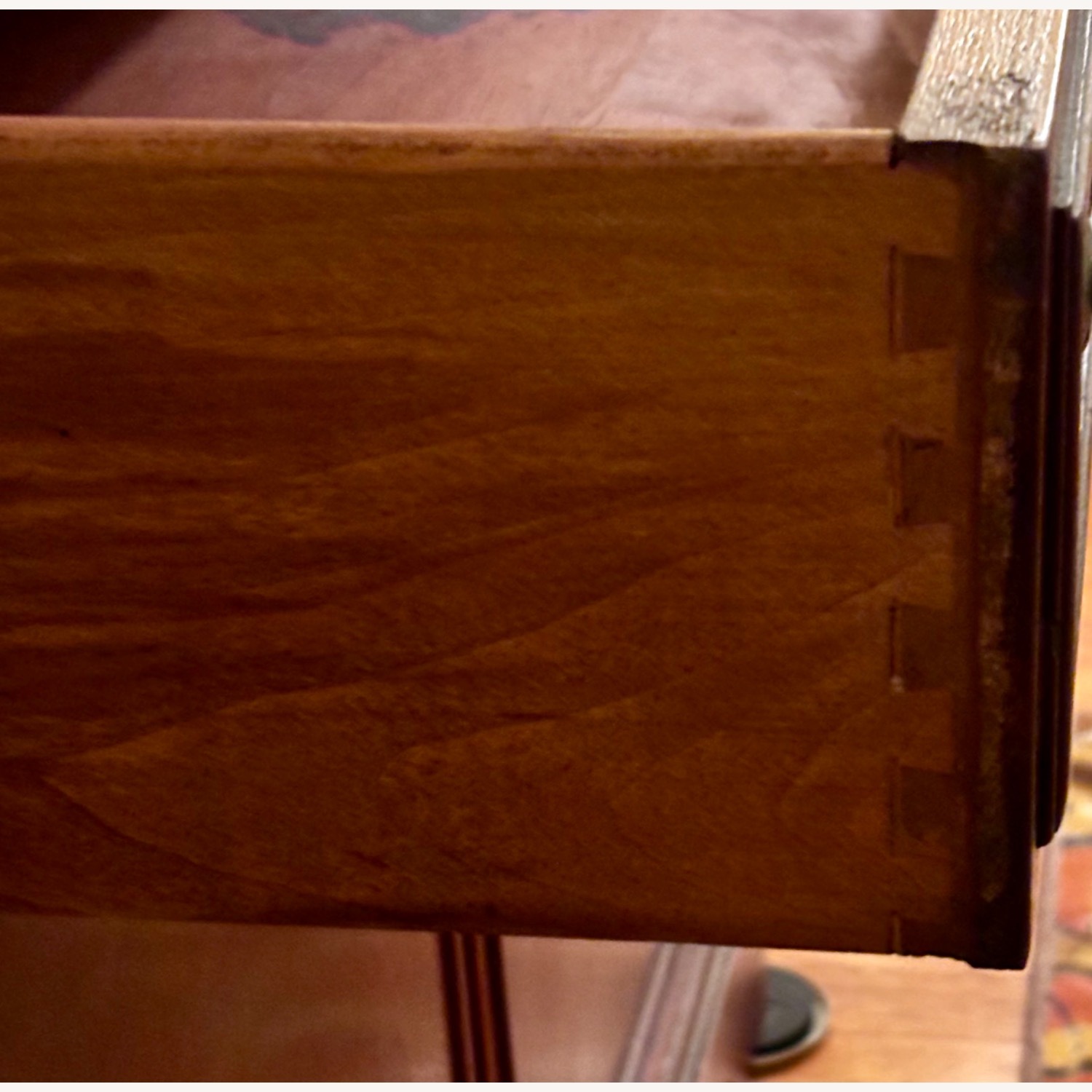 Vintage Chippendale Style Mahogany Bookcase  - image-4