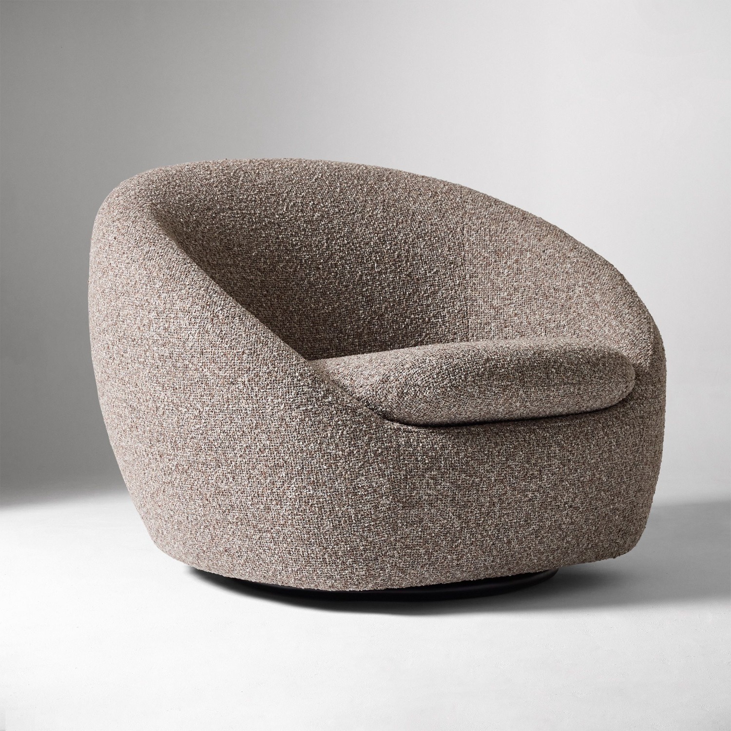 West Elm Cozy Swivel Chairs, Set of 2  - image-1