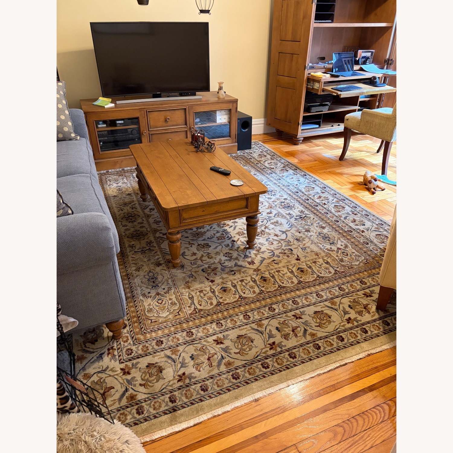 Ethan Allen Natural Wood Coffee Table - image-3