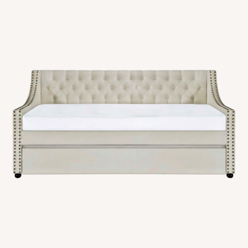 Used Wayfair Caralee Winston Porter Elegant Daybed with Trundle for sale on AptDeco