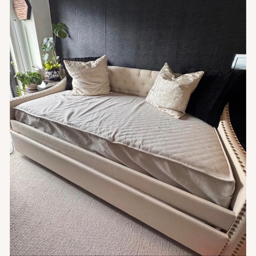 Used Wayfair Caralee Winston Porter Elegant Daybed with Trundle for sale on AptDeco