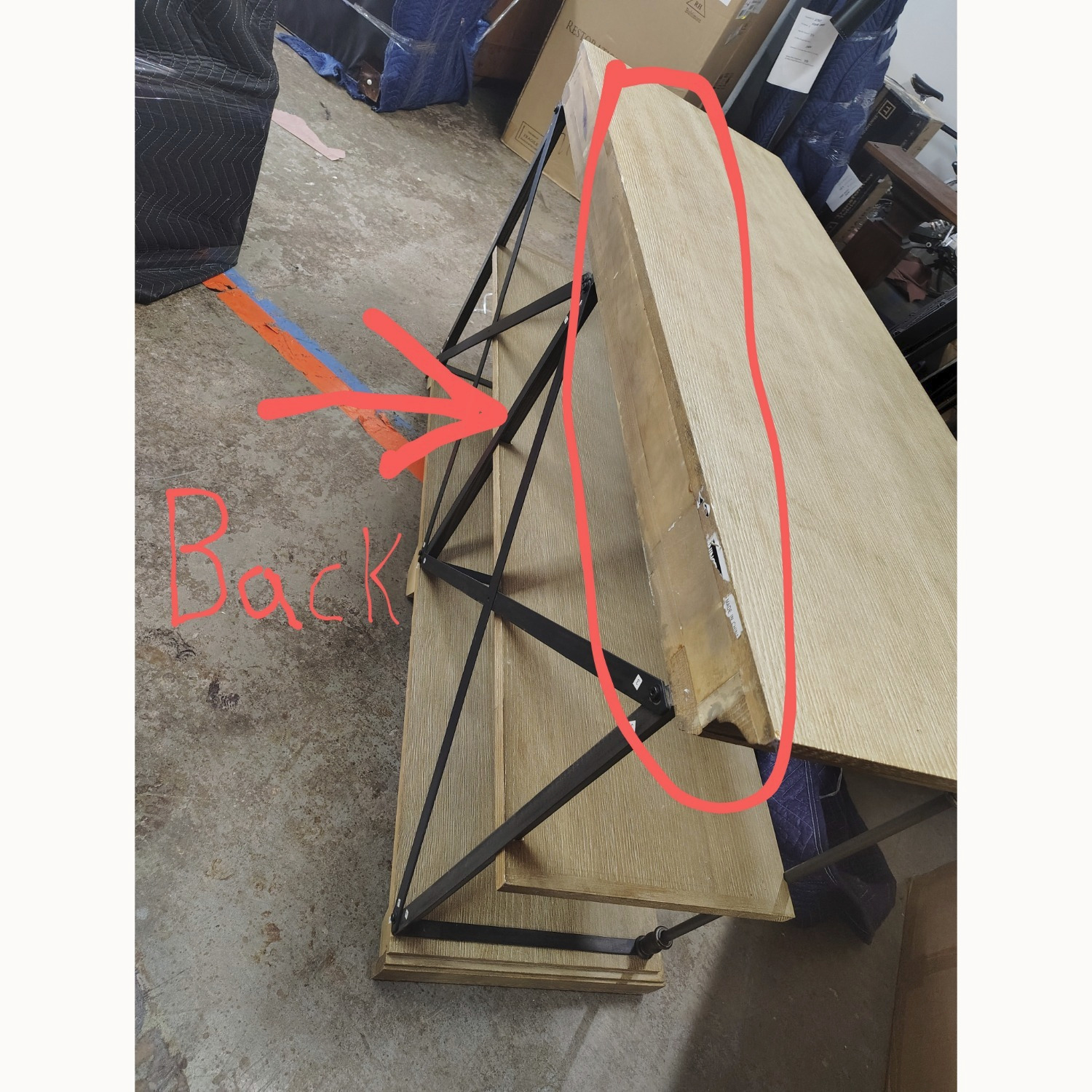 Restoration Hardware Natural Wood Wall Shelf - image-3