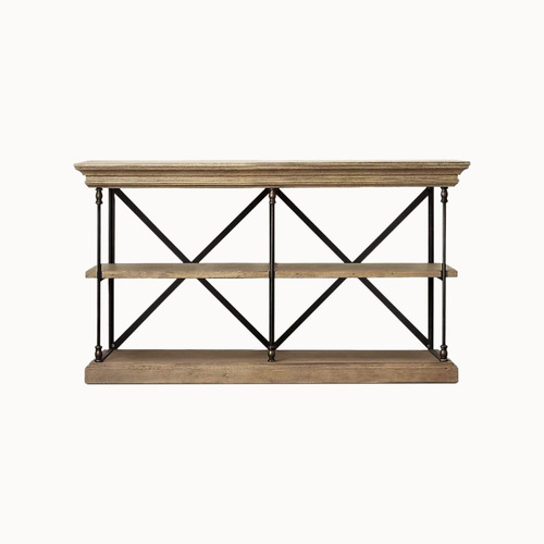 Used Restoration Hardware Natural Wood Wall Shelf for sale on AptDeco