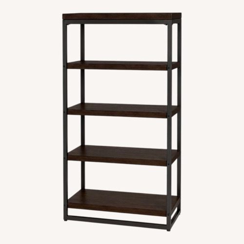 Used Restoration Hardware Dark Brown Wood Wall Shelf for sale on AptDeco