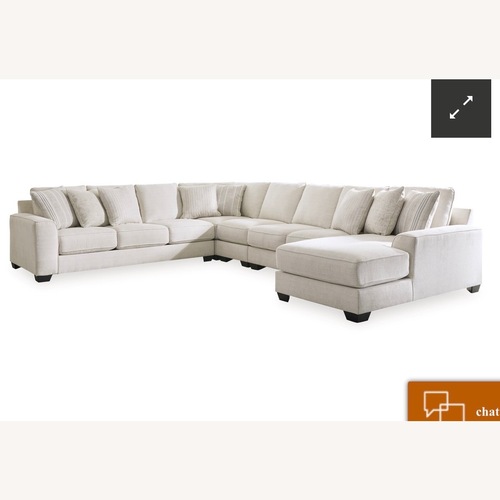 Used Ashley Furniture Lerenza 5-Piece sectional with Chaise for sale on AptDeco