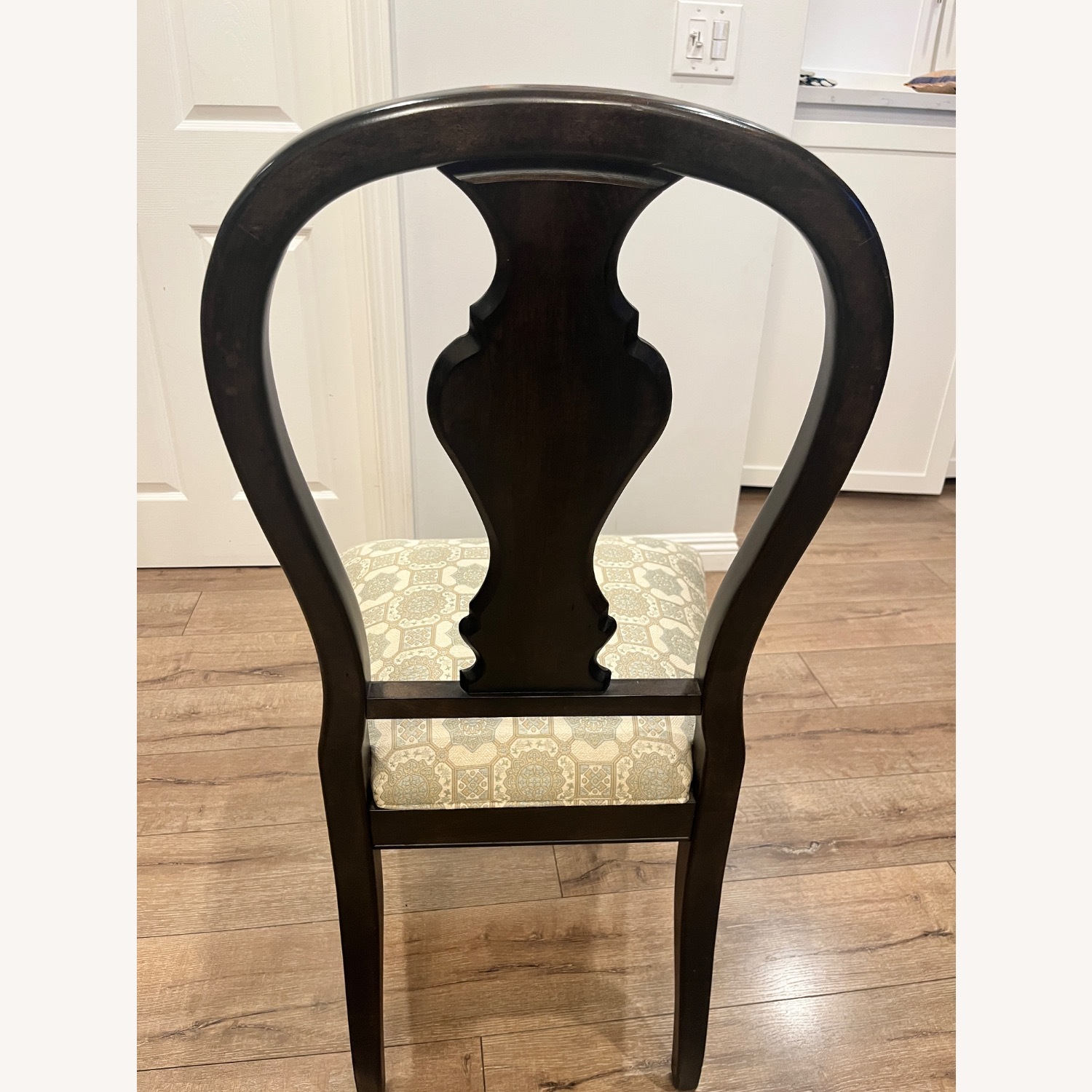Ethan Allen Baltic Dark Brown Wood Accent Chair - image-2