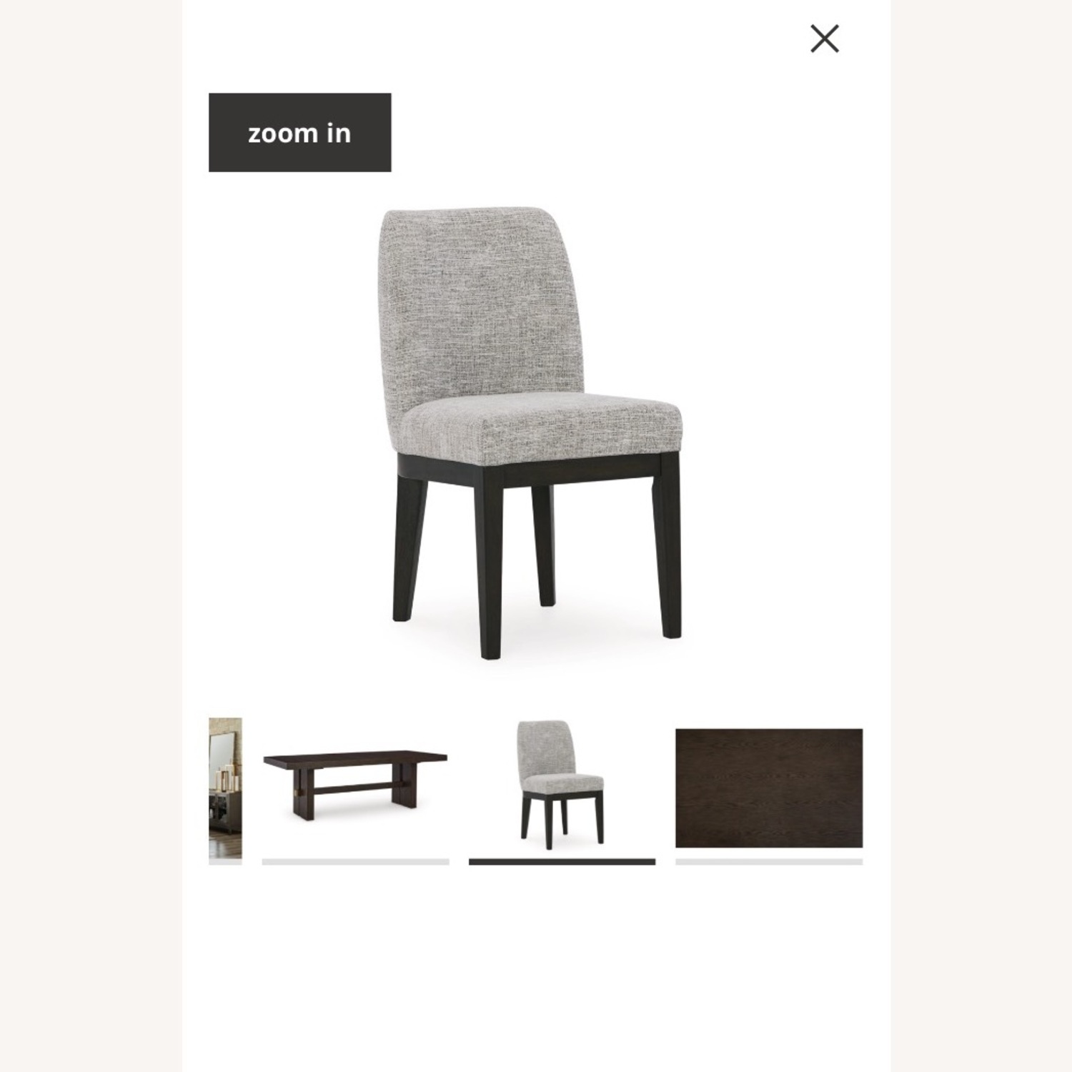 Ashley Furniture Burkhaus Dark Brown Fabric Dining Set - image-3