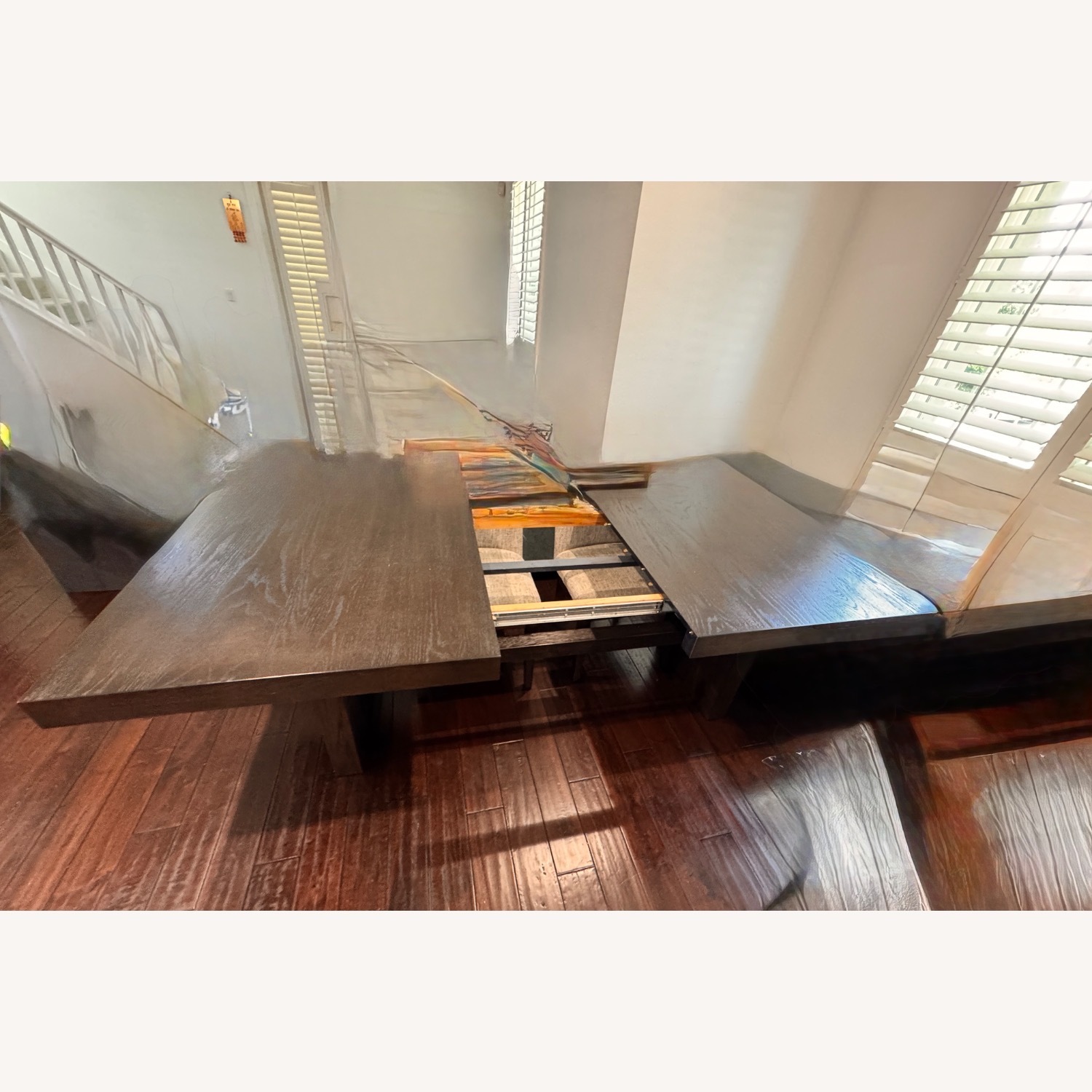 Ashley Furniture Burkhaus Dark Brown Fabric Dining Set - image-4